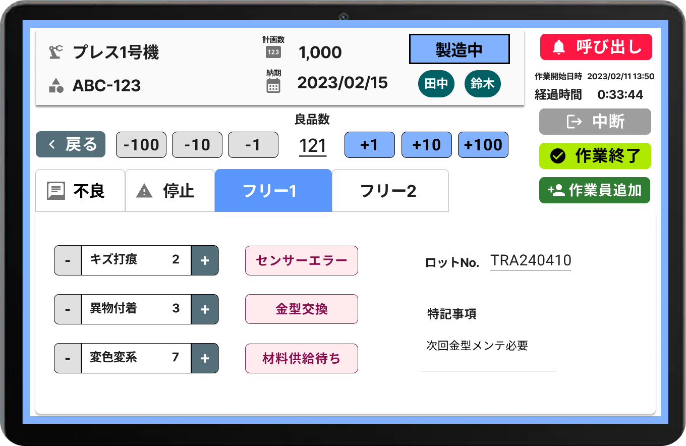 現場の帳票をペーパーレス化